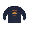 I Want Abs...olutely All the Tacos Long Sleeve T-Shirt - Navy
