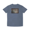 Distressed Nation - Upside-Down American Flag Protest Tee - Faded Navy