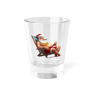 Naughty Santa Novelty Shot Glass, 1.5oz - empowHERbyHeidi