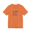 Radical Left Scum Checklist Jersey Tee - Burnt Orange