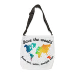 Save the World - Equality Adjustable Tote Bag - empowHERbyHeidi