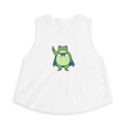Portland Protest Frog Crop Tank - empowHERbyHeidi