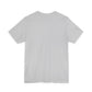 Plain white t-shirt on a white background