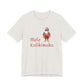 Mele Kalikimaka Hawaiian Santa Jersey Tee