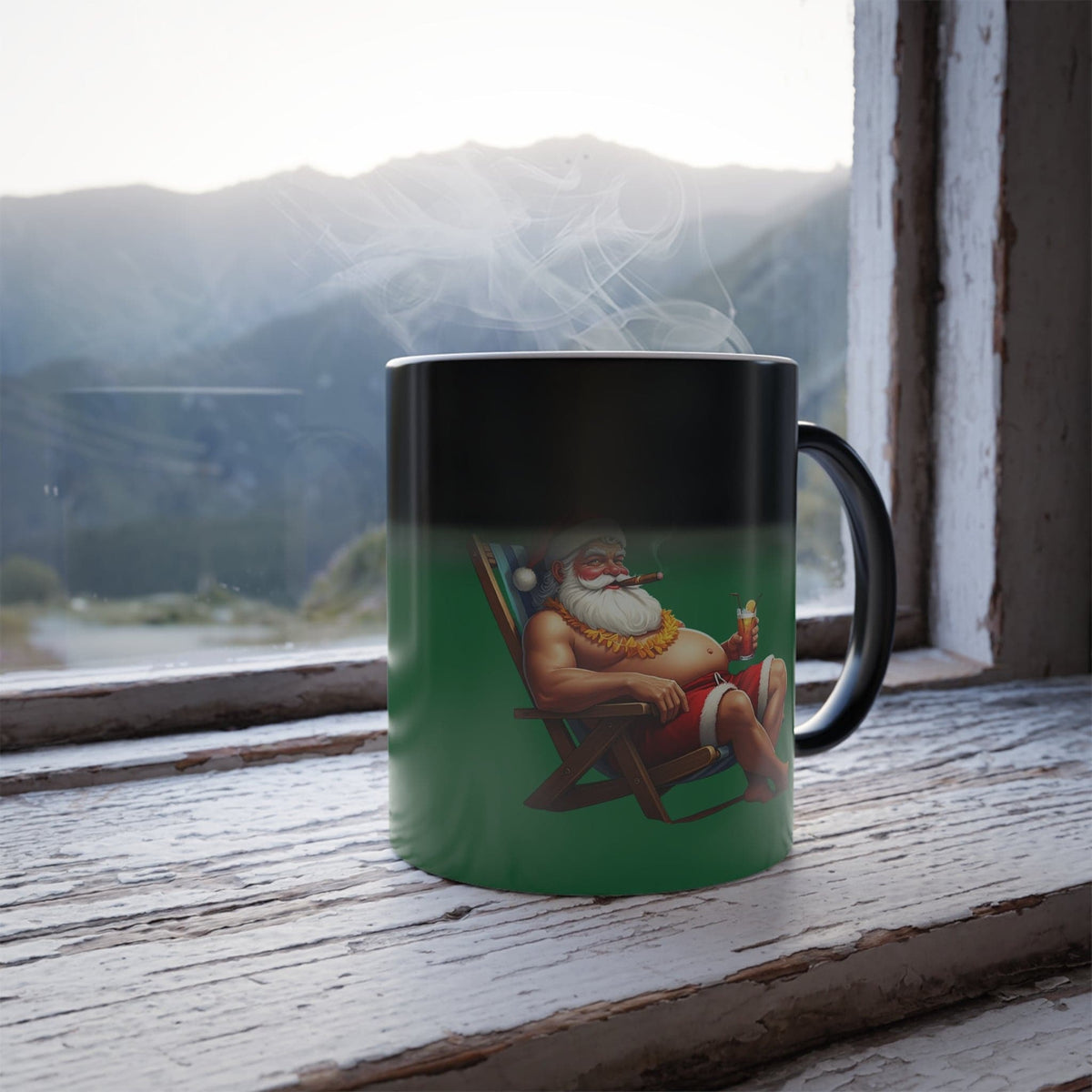 Naughty Santa Color Changing Mug - empowHERbyHeidi
