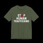 Stop Human Trafficking Jersey Tee | Donate to the ACLU - empowHERbyHeidi