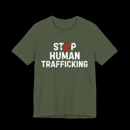 Stop Human Trafficking Jersey Tee | Donate to the ACLU - empowHERbyHeidi