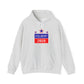 Gray hoodie with 'Colbert 2028' graphic – empowHER by Heidi political protest apparel