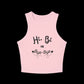 Hi, Bi Not Bye-Bye Micro Rib Racer Tank Top - empowHERbyHeidi