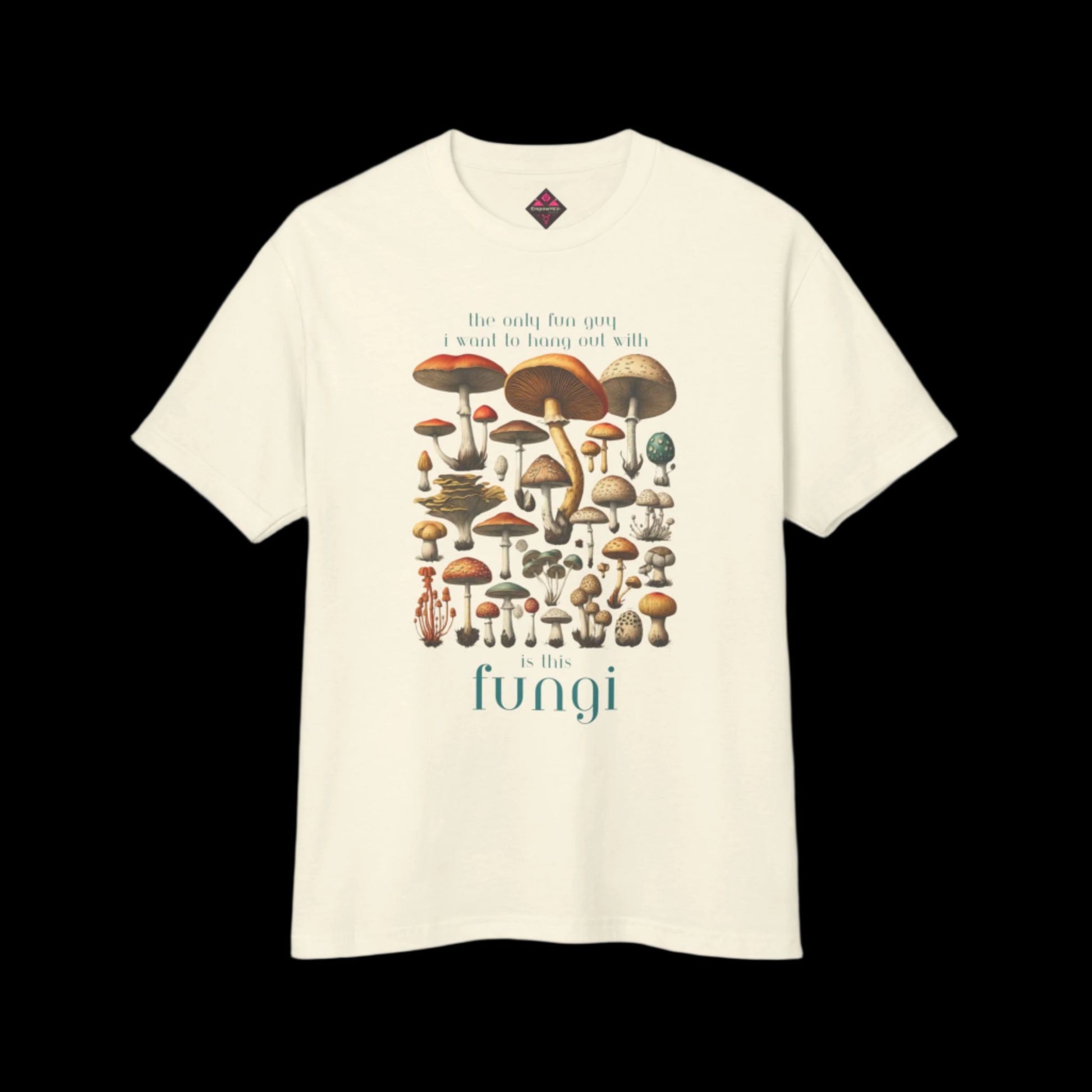 Fungi Not Fun Guy Heavyweight Cotton Tee - empowHERbyHeidi