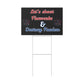 Let's Shoot Fireworks & Destroy Fascism - Protest & Yard Sign