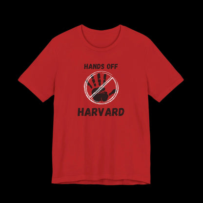 Hands Off Harvard Jersey Tee - empowHERbyHeidi