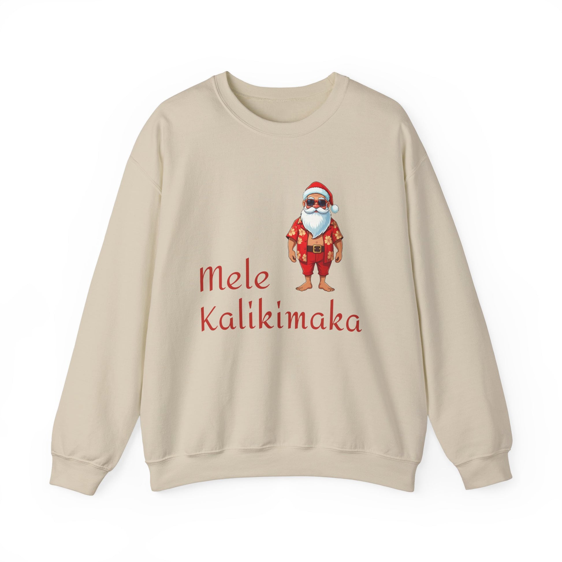 Sand Mele Kalikimaka Hawaiian Santa Crewneck Sweatshirt - empowHERbyHeidi