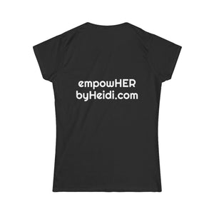 empowHERbyHeidi Branded (Fitted) Tee - empowHERbyHeidi