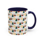 Happy ChristmaHanukKwanzaa Color Accent Holiday Coffee Mug (11, 15oz) - empowHERbyHeidi