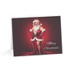Greeting card with a stylized Santa Claus as a drag queen by empowHER by Heidi