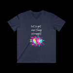 Let's Get One Thing Straight, I'm Not Fitted V-Neck Pride Tee - empowHERbyHeidi