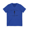 "Patron Saint of Appalachia" V-Neck T-Shirt - Royal Blue