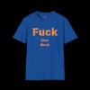 F*ck Elon Musk Tee - Social Justice - Royal Blue