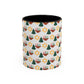 Happy ChristmaHanukKwanzaa Color Accent Holiday Coffee Mug (11, 15oz) - empowHERbyHeidi