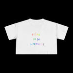 Dare to be Different - Pride Crop Tee - empowHERbyHeidi