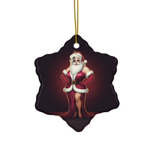 Mary Christmas - Santa's Drag Persona Star Ornament - empowHERbyHeidi