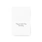 Inside of a white card with black text 'May you sleigh all day this holiday' on a white background
