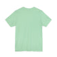 Light green t-shirt on a white background