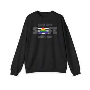 You Are Safe With Me Drop Shoulder Sweatshirt - empowHERbyHeidi