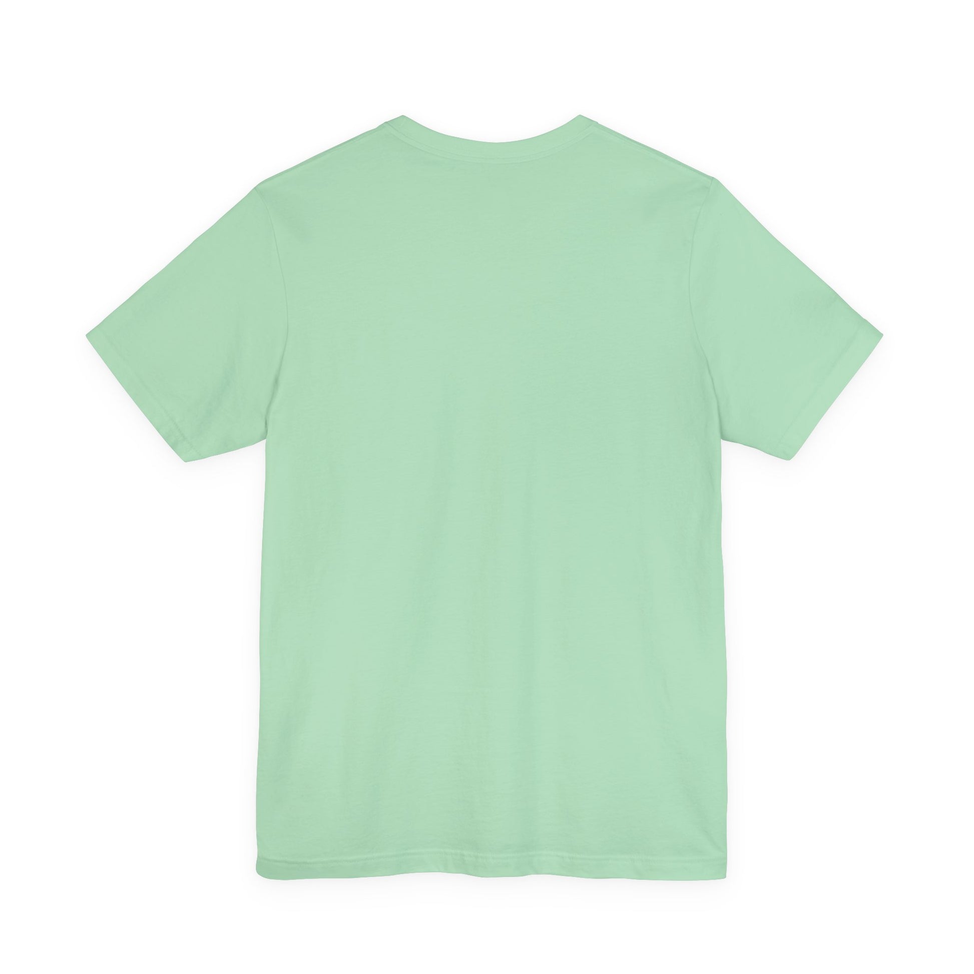 Light green t-shirt on a white background