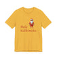 Mele Kalikimaka Hawaiian Santa Jersey Tee