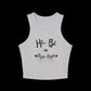 Hi, Bi Not Bye-Bye Micro Rib Racer Tank Top - empowHERbyHeidi