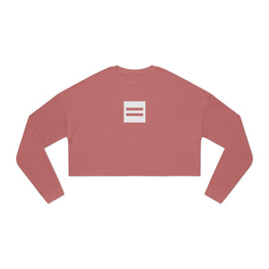 Simple Equality Cropped Sweatshirt - empowHERbyHeidi