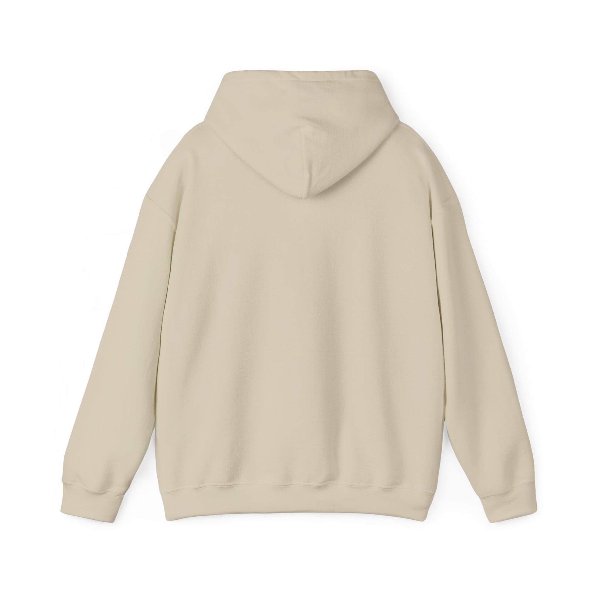 Beige hoodie on a white background