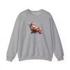 Naughty Santa Holiday Sweatshirt - Sport Gray