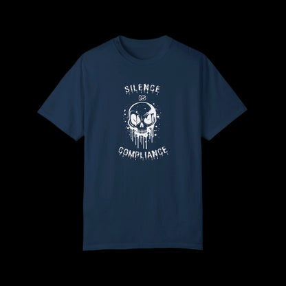 Silence Is Compliance Skull Tee | Wear Your Protest - empowHERbyHeidi
