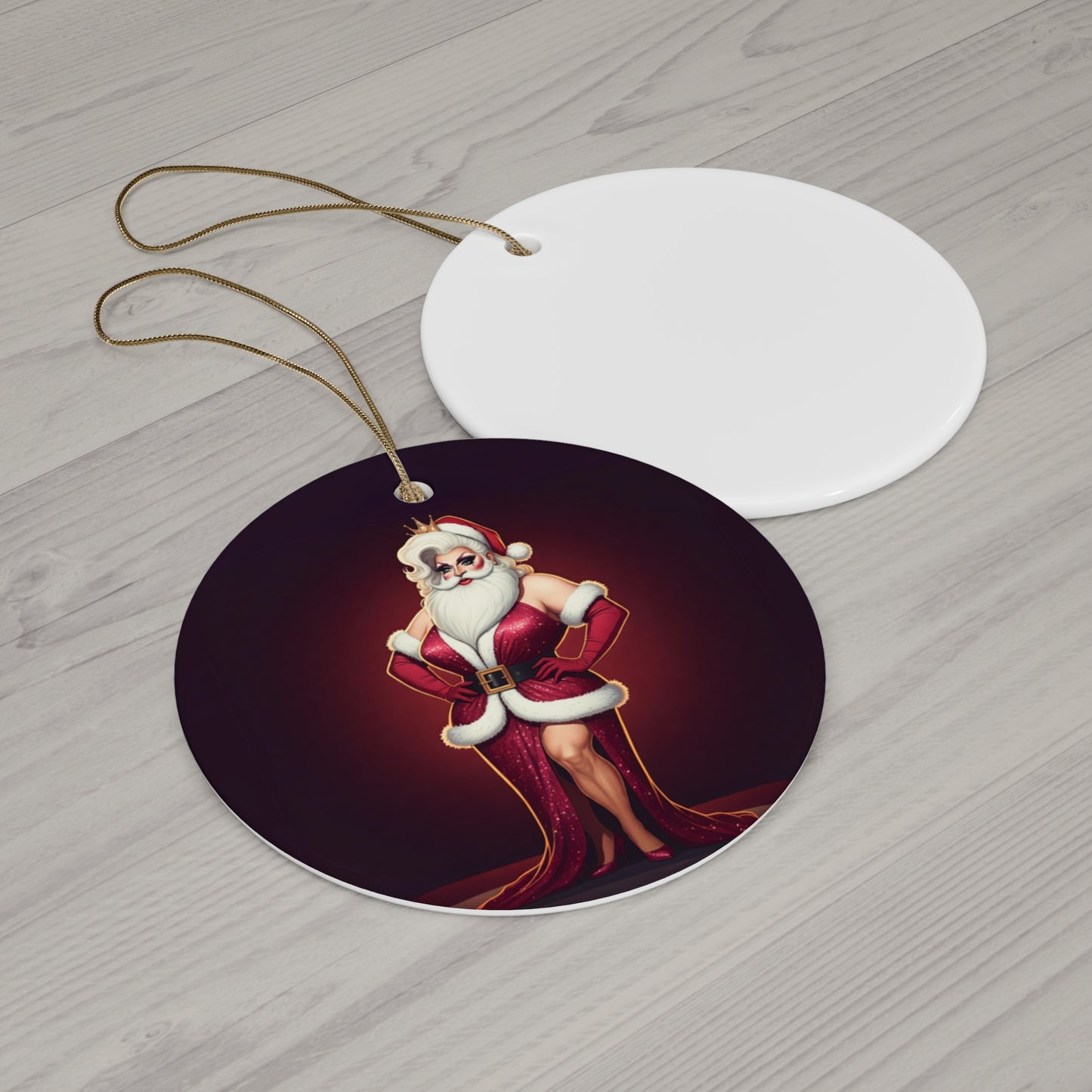 Mary Christmas - Santa's Drag Persona Ornament