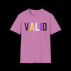 Non-Binary Pride VALID Tee - Show Your Support - Orchid