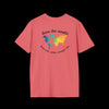 Save the World - Equality T-Shirt - Coral Silk