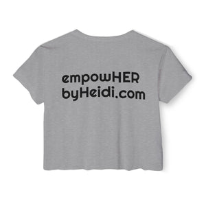 empowHERbyHeidi Branded Crop Top Join the Rebellion - empowHERbyHeidi