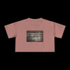 Nation in Distress Crop Tee - Hazy Pink