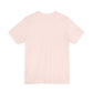 Light pink t-shirt on a white background
