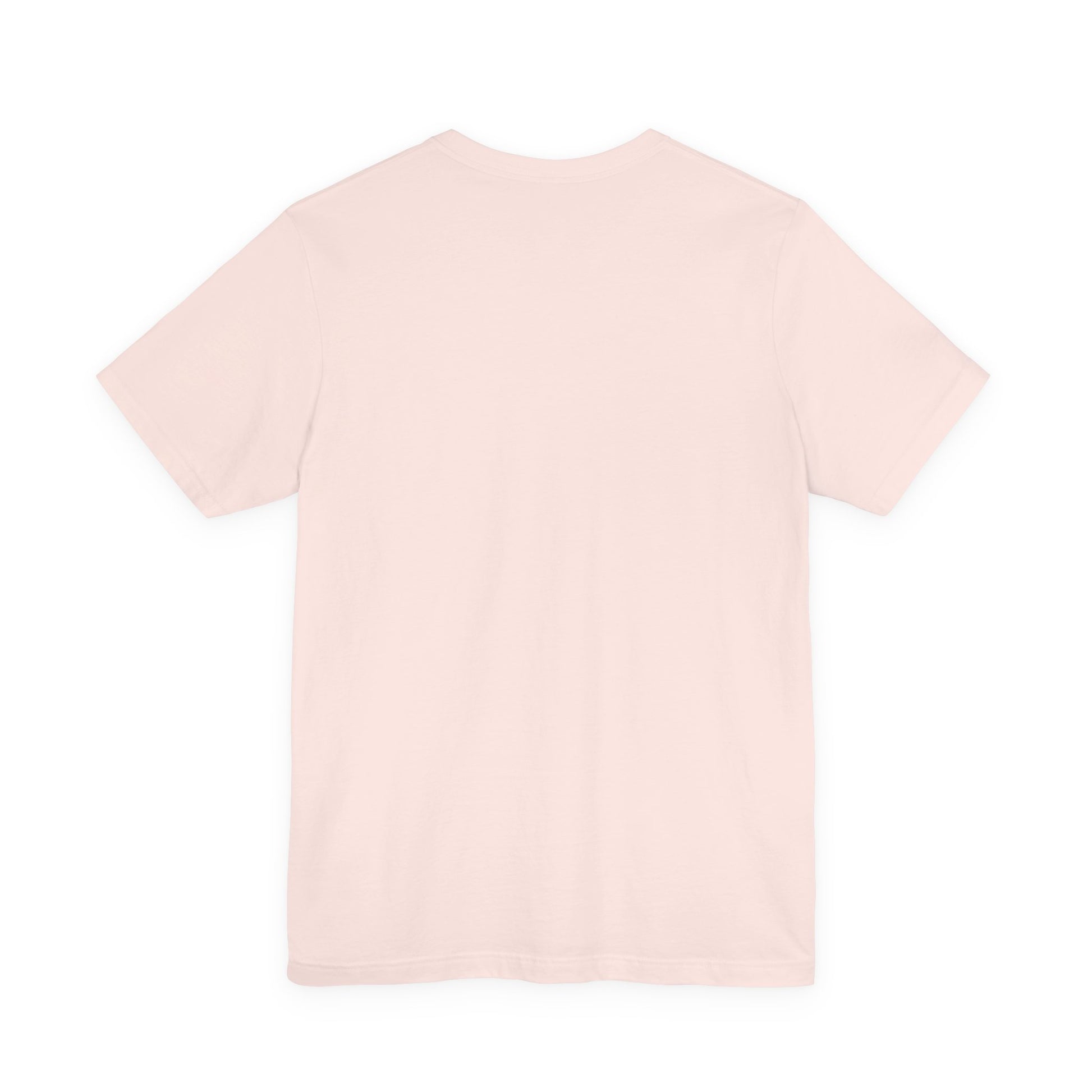 Light pink t-shirt on a white background