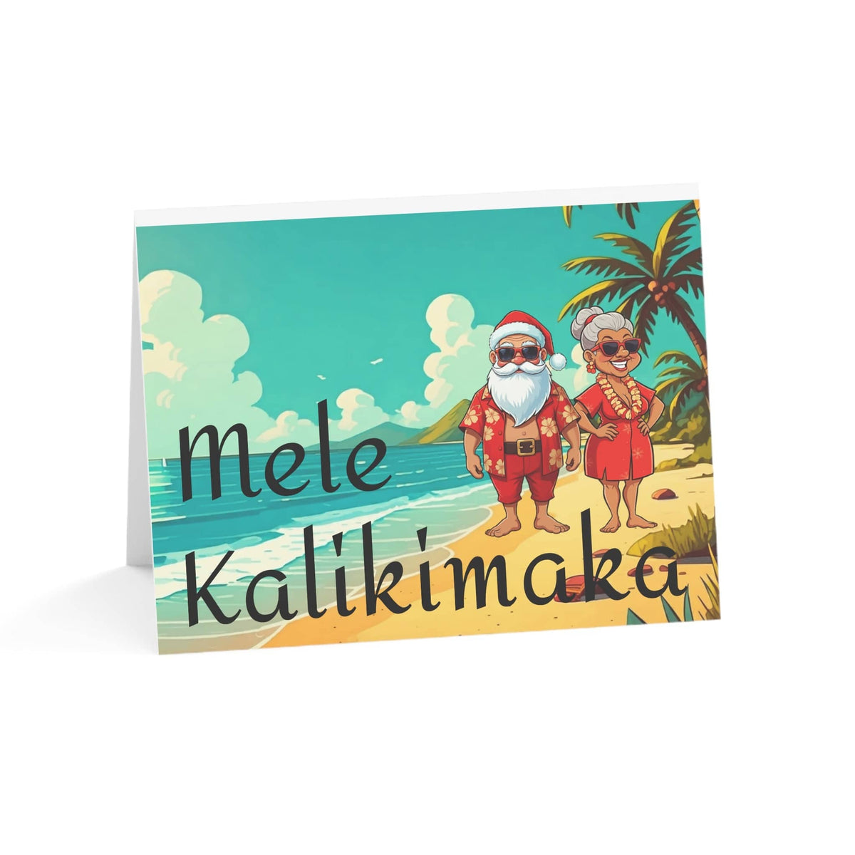 Mele Kalikimaka Holiday Greeting Cards (1, 10, or 30 pieces) - empowHERbyHeidi