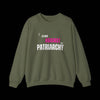 I Stand Against the Patriachy Sweatshirt - Feminist Shirt - Military Green