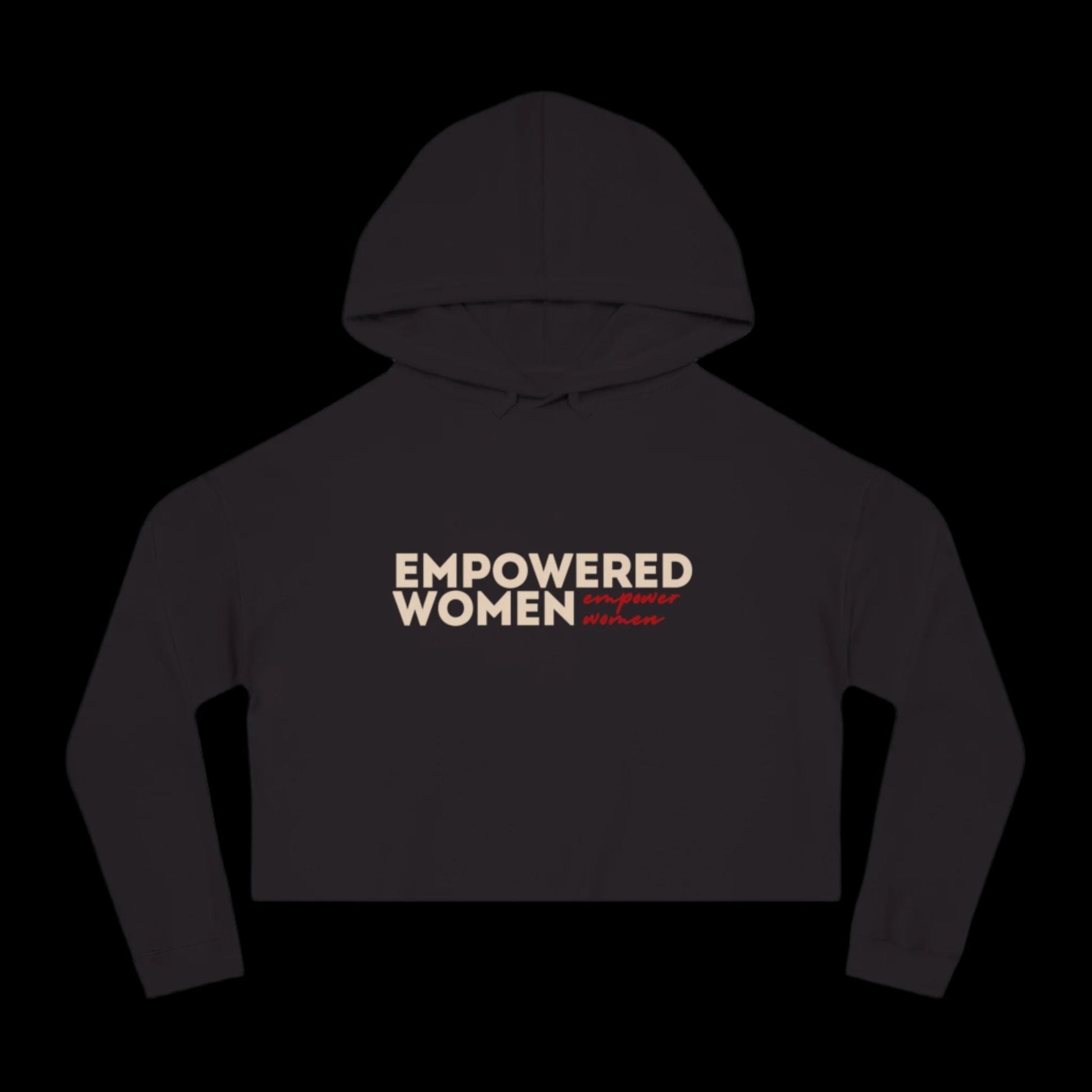 Empowered Women Cropped Hoodie - empowHERbyHeidi