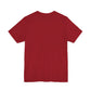 Red t-shirt on a white background