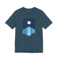 Dark blue t-shirt with a stylized Minnesota flag and text "I Stand with MN" by empowHER by Heidi
