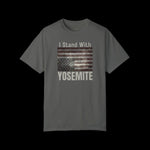 I Stand With Yosemite Garment-Dyed T-Shirt | Support Nature & Preserve Parks - empowHERbyHeidi