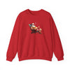 Naughty Santa Holiday Sweatshirt - Chili